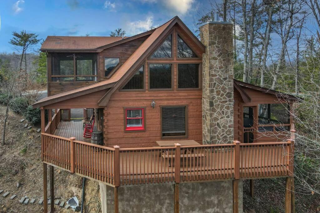 Over The Mountain - Smoky Mountain View Cabin Sevierville Εξωτερικό φωτογραφία