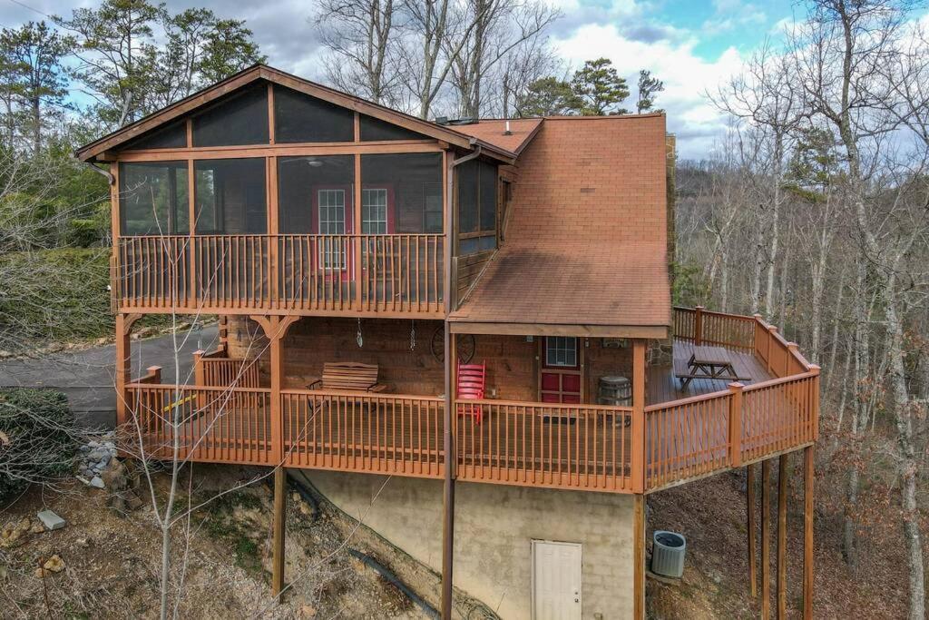 Over The Mountain - Smoky Mountain View Cabin Sevierville Εξωτερικό φωτογραφία